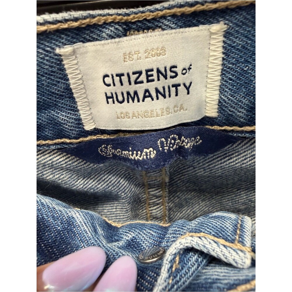 Citizens of Humanity Gaucho Jeans Women’s Size 24 Medium Wash Button Fly Denim - Picture 4 of 7